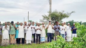 অনলাইন প্রেসক্লাবের উদ্যোগে সাংবাদিক মকসুদের বাড়ীতে দোয়া মাহফিল ,কাল শোকসভা